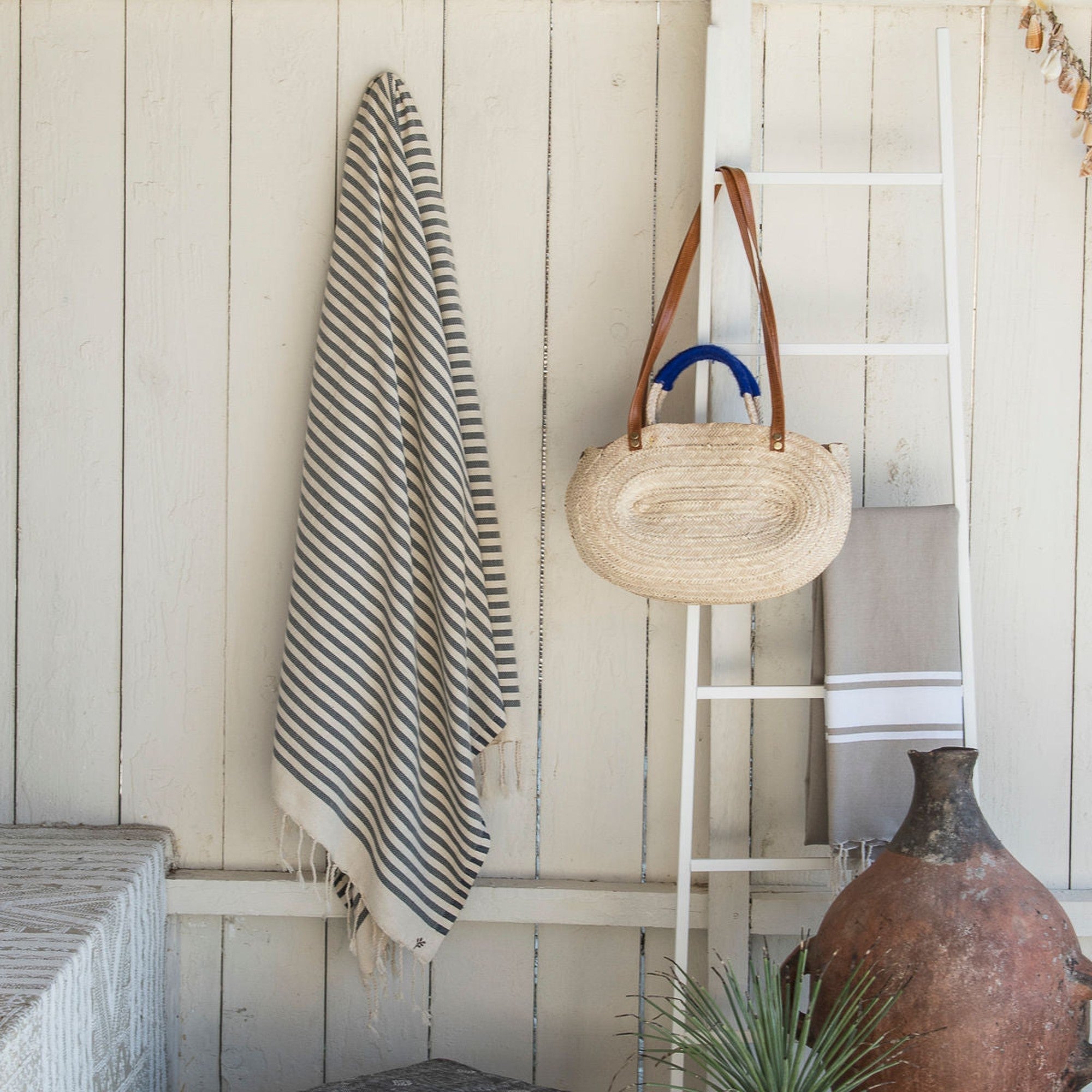 Fouta - Cotton - Denim Blue - Hossegor