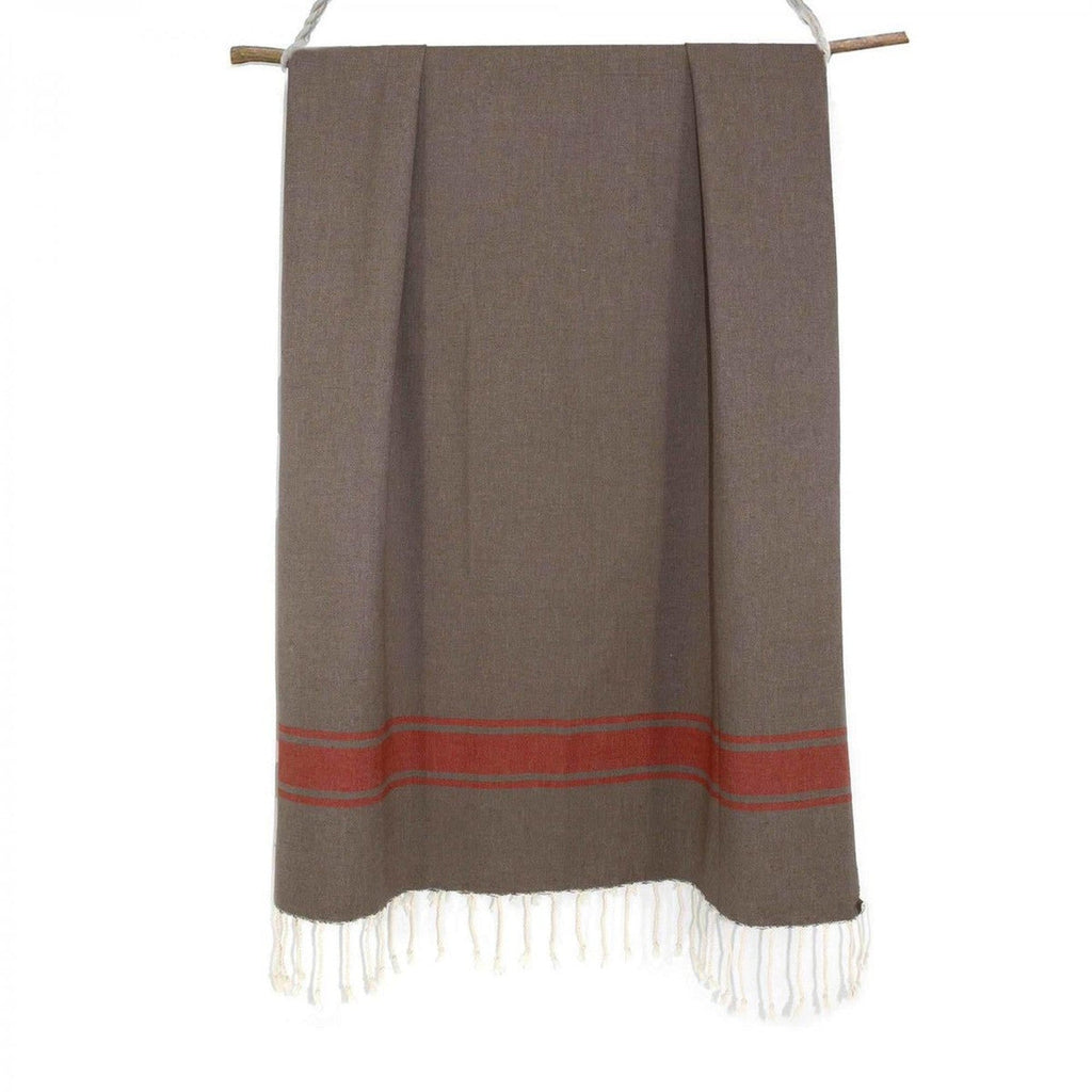 St Tropez - Fouta Bicolore - Moka/Écrevisse