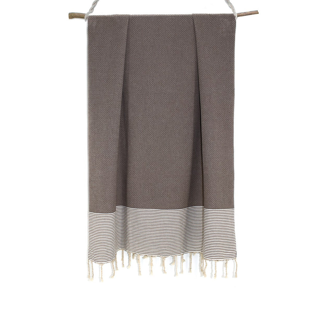 Pack De 2 Foutas Ericeira - Taupe Claro - Algodón