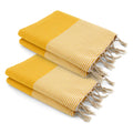Ericeira - Lot De 2 Foutas Xxl - Jaune Safran