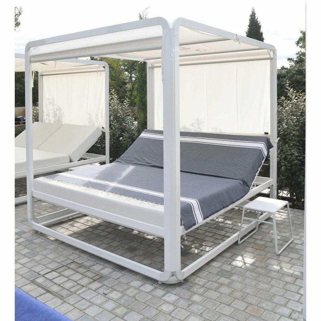 Lot de 2 foutas XXL coton 200x200 MALIBU gris moyen