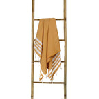 Fouta de algodón 100x200 NEWPORT amarillo mostaza