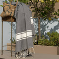 Fouta - Cotton - Medium Gray - St Tropez