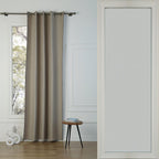 Ernest - Cortina De Ollaos - Lino Lavado - Natural/Negro
