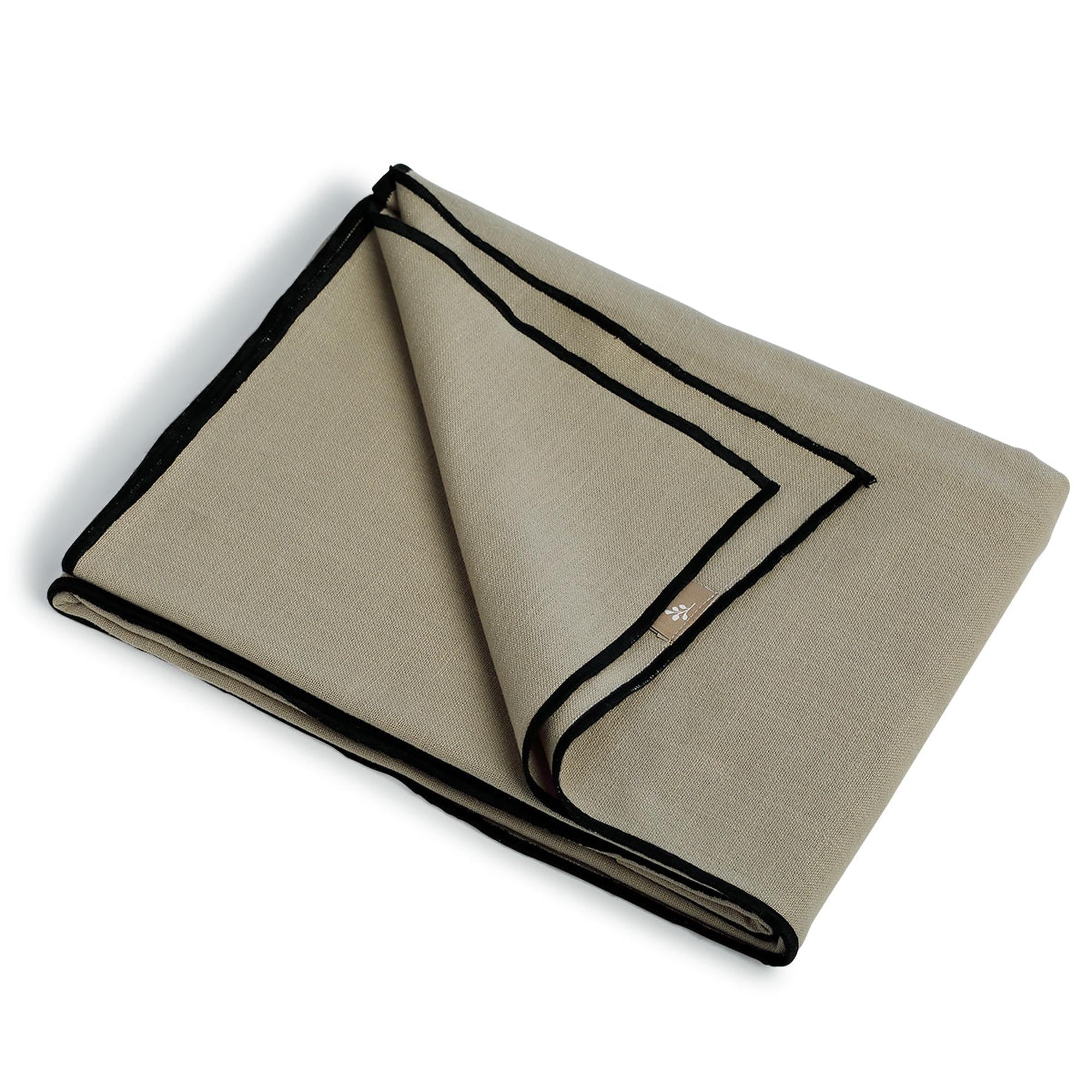 Ernest - Nappe - Lin Lavé - Naturel/Noir