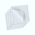 Louis - Lot De 4 Serviettes De Table - Blanc