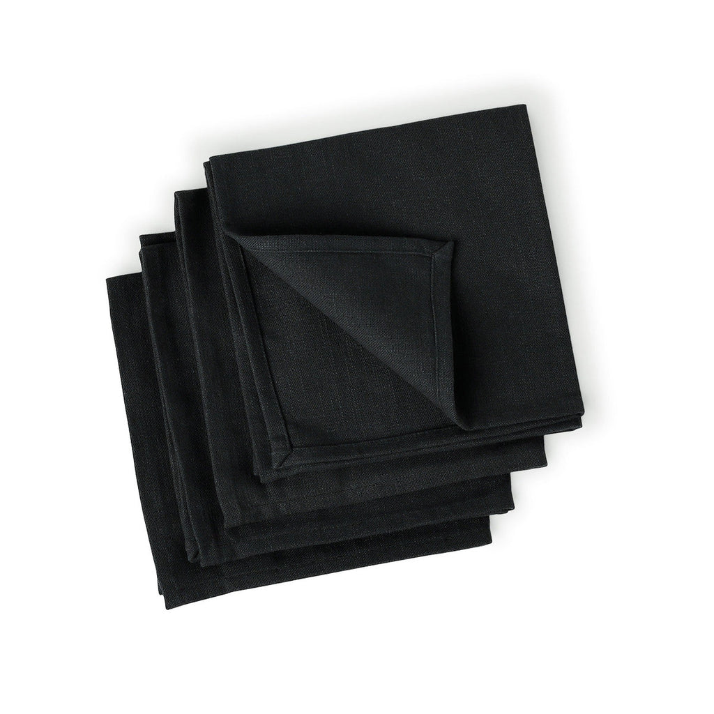 Louis - Lot De 4 Serviettes De Table - Fusain