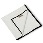Jules - Serviette De Table (X4) - Blanc/Noir