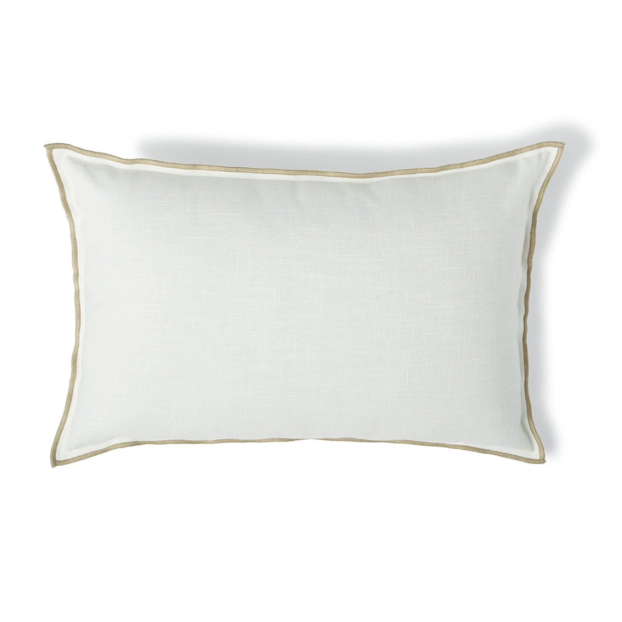 JULES housse blanc / sable 60x40