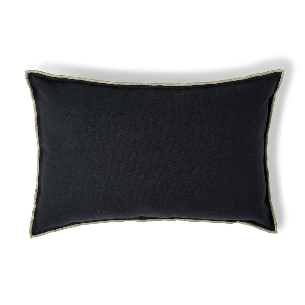 Jules - Housse De Coussin - Toile De Coton - Fusain/Sable