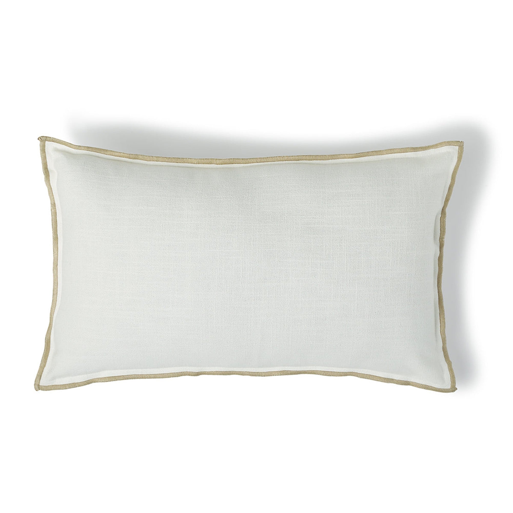 JULES housse blanc / sable 50x30