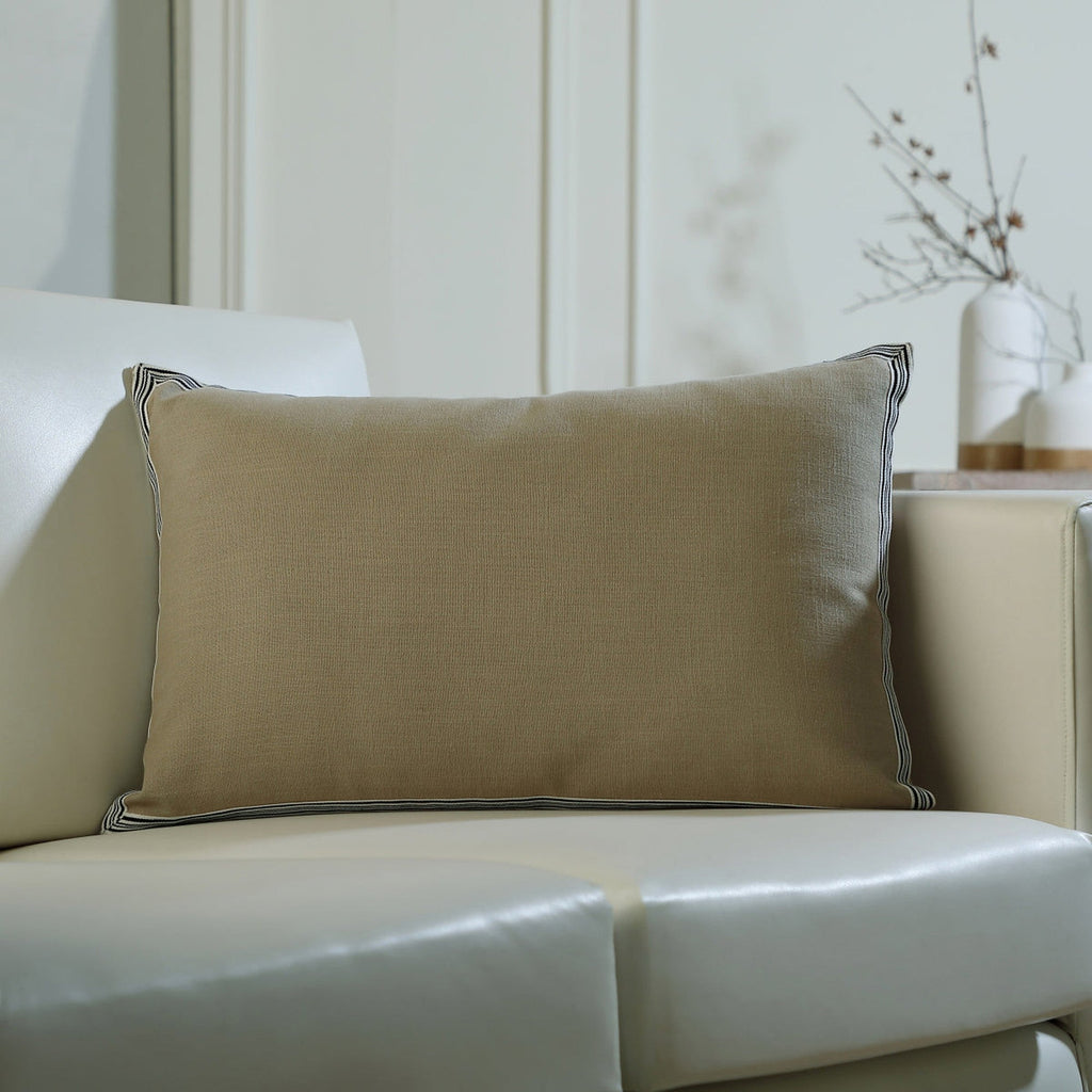 Victor - Coussin - Toile De Coton - Naturel