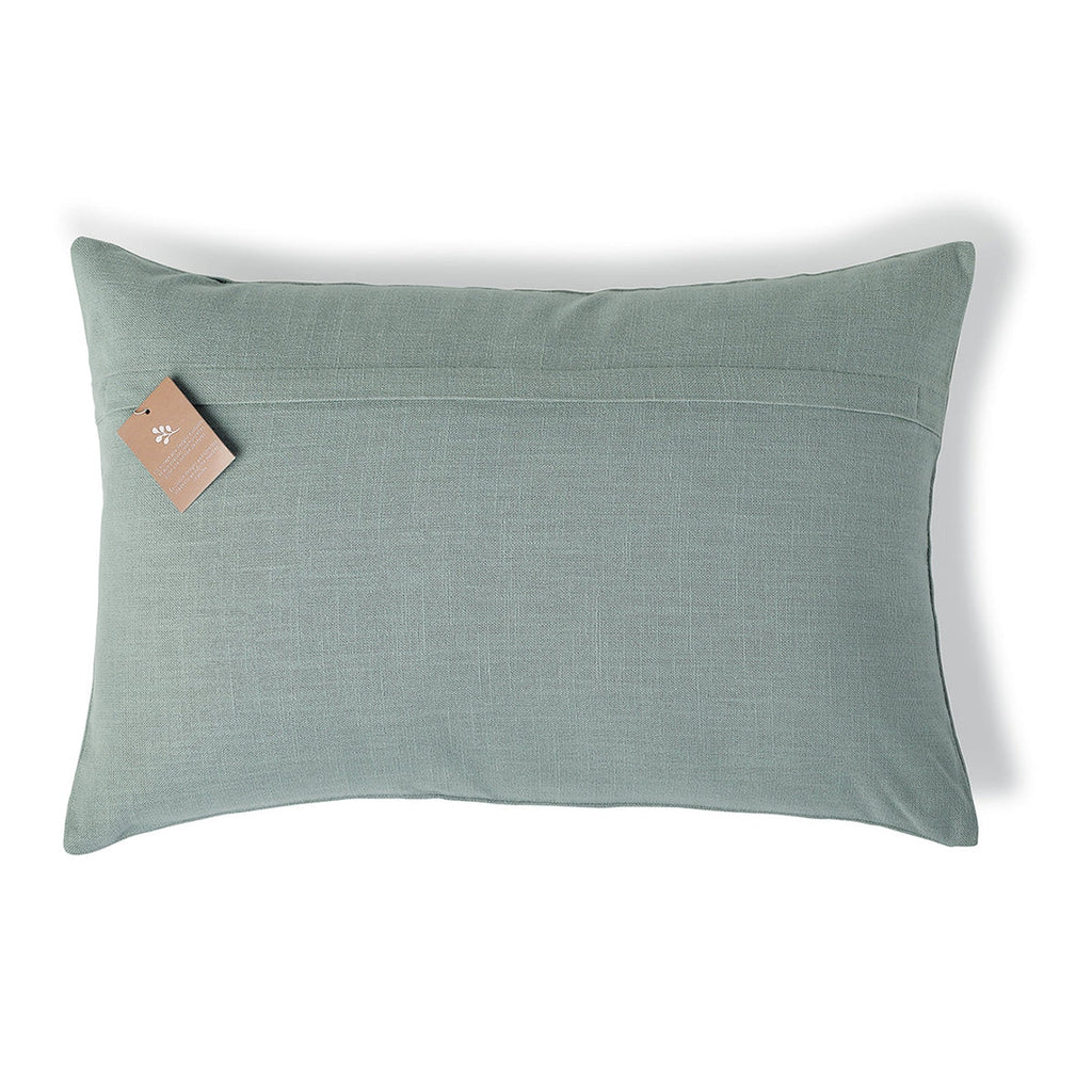 Victor - Coussin - Toile De Coton - Vert Céladon