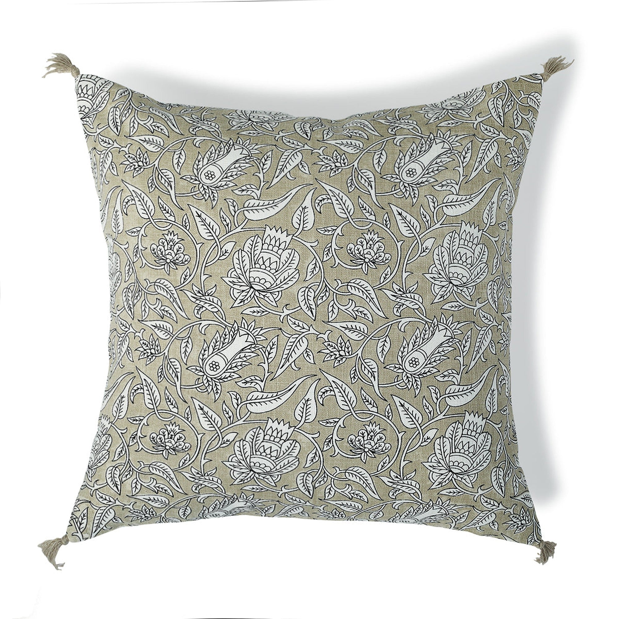 Noida - Coussin - Toile De Coton - Naturel