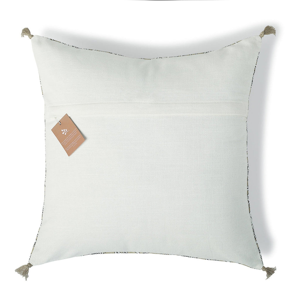 Noida - Coussin - Toile De Coton - Naturel
