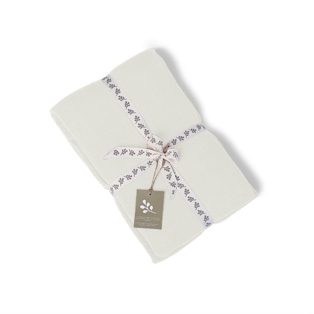 Carla - Funda De Almohada (X2) - Gasa De Algodón - Blanco
