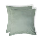 Luna - Lote De 2 Fundas De Almohada - Algodón Lavado - Celadón