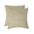 Luna - Pack Of 2 Pillowcases - Washed Cotton - Sand