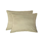 Luna - Pack Of 2 Pillowcases - Washed Cotton - Sand