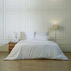 Nina - Fitted Sheet - Cotton Percale - White