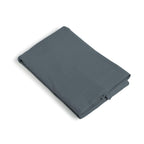 Luna - Drap Plat - Coton Lavé - Bleu Orage
