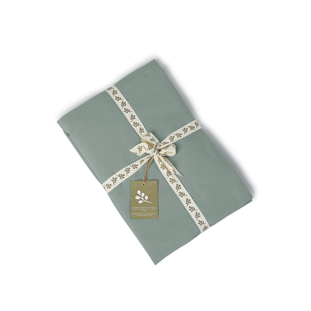 Luna - Duvet Cover - Washed Cotton - Celadon Green