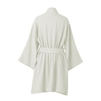 Kimono Bathrobe - Cotton Gauze - White - Carla