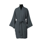 Kimono Bathrobe - Cotton Gauze - Storm Blue - Carla