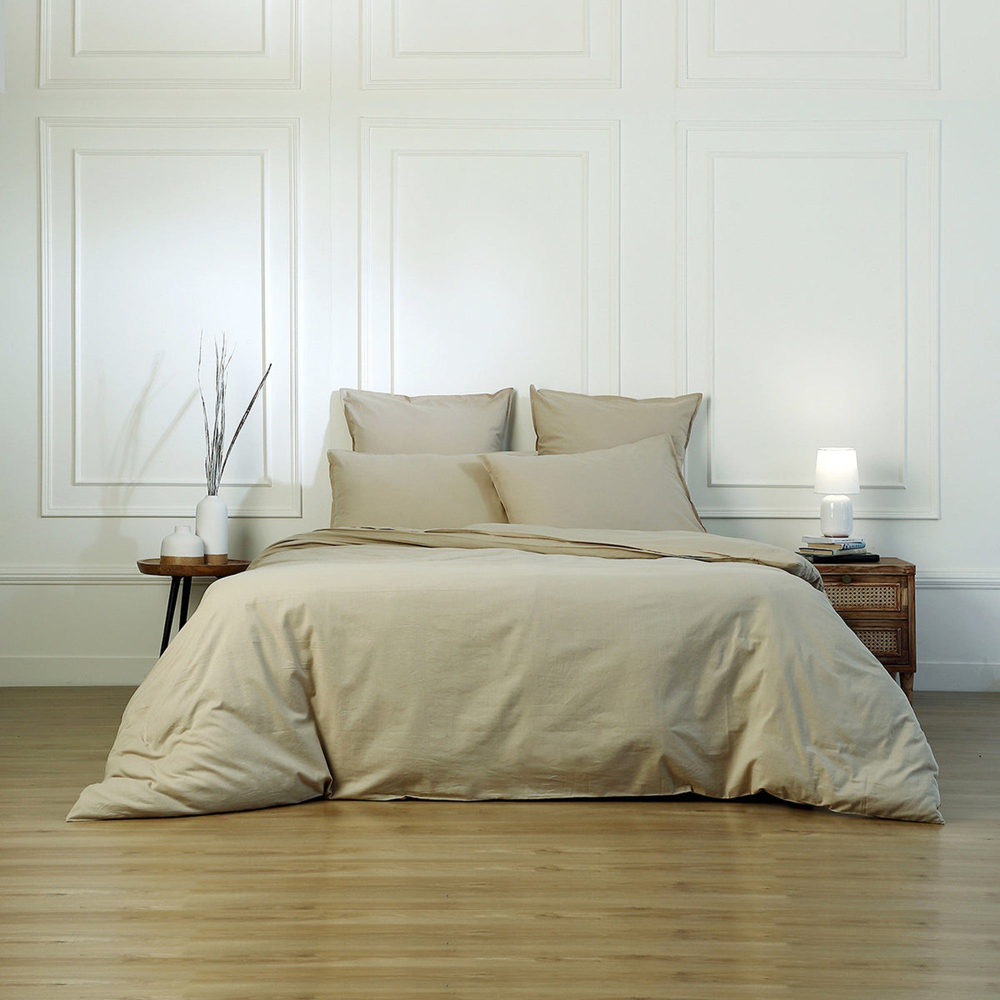 Luna - Bedding Set - Washed Cotton - Sand