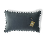 Velvet - Cushion Cover - Cotton Velvet - Storm Blue