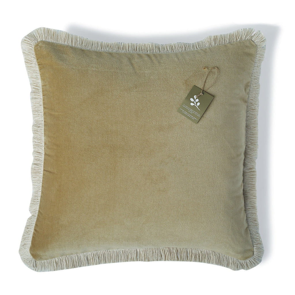 Riva - Cushion Cover - Cotton Velvet - Sand