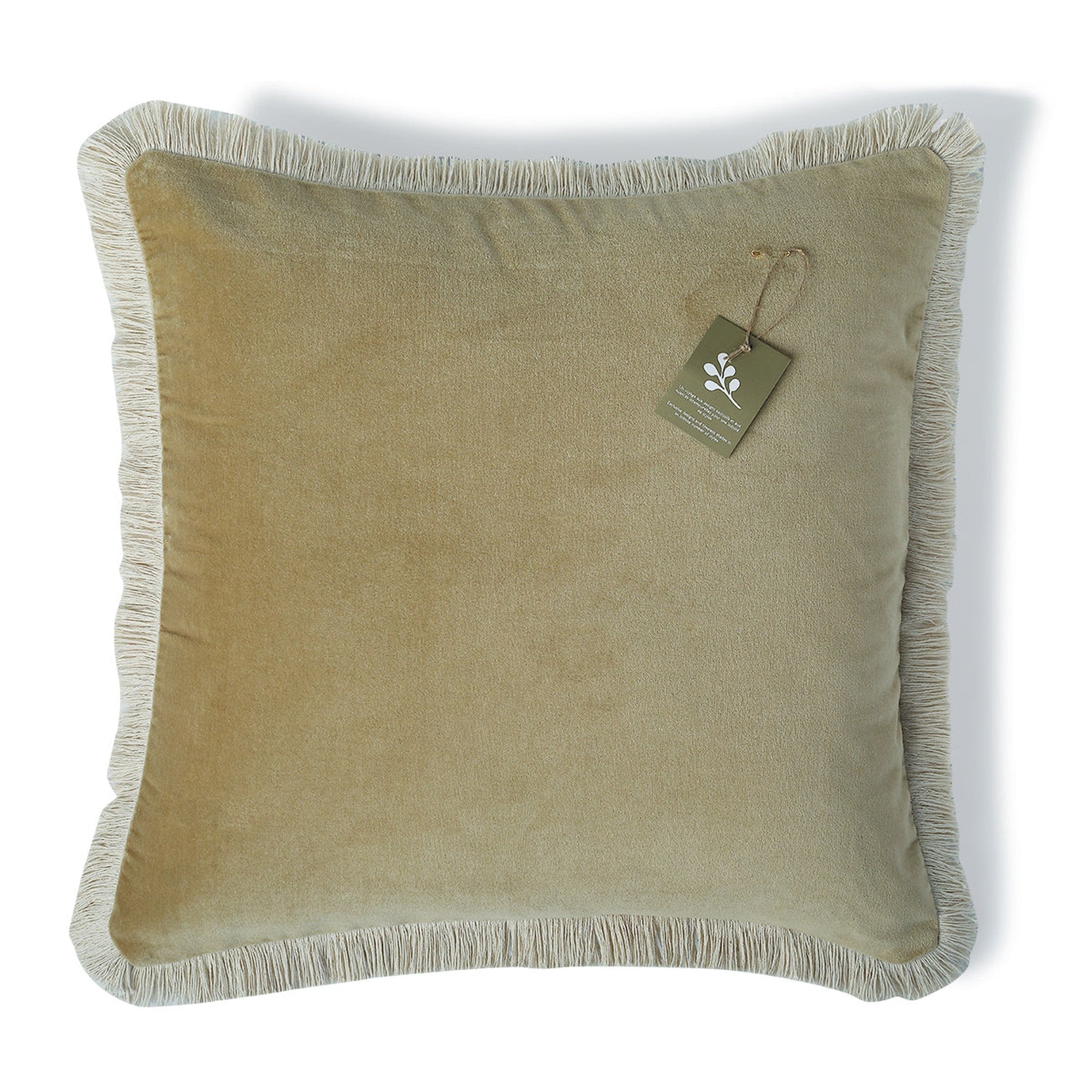 Riva - Cushion Cover - Cotton Velvet - Sand