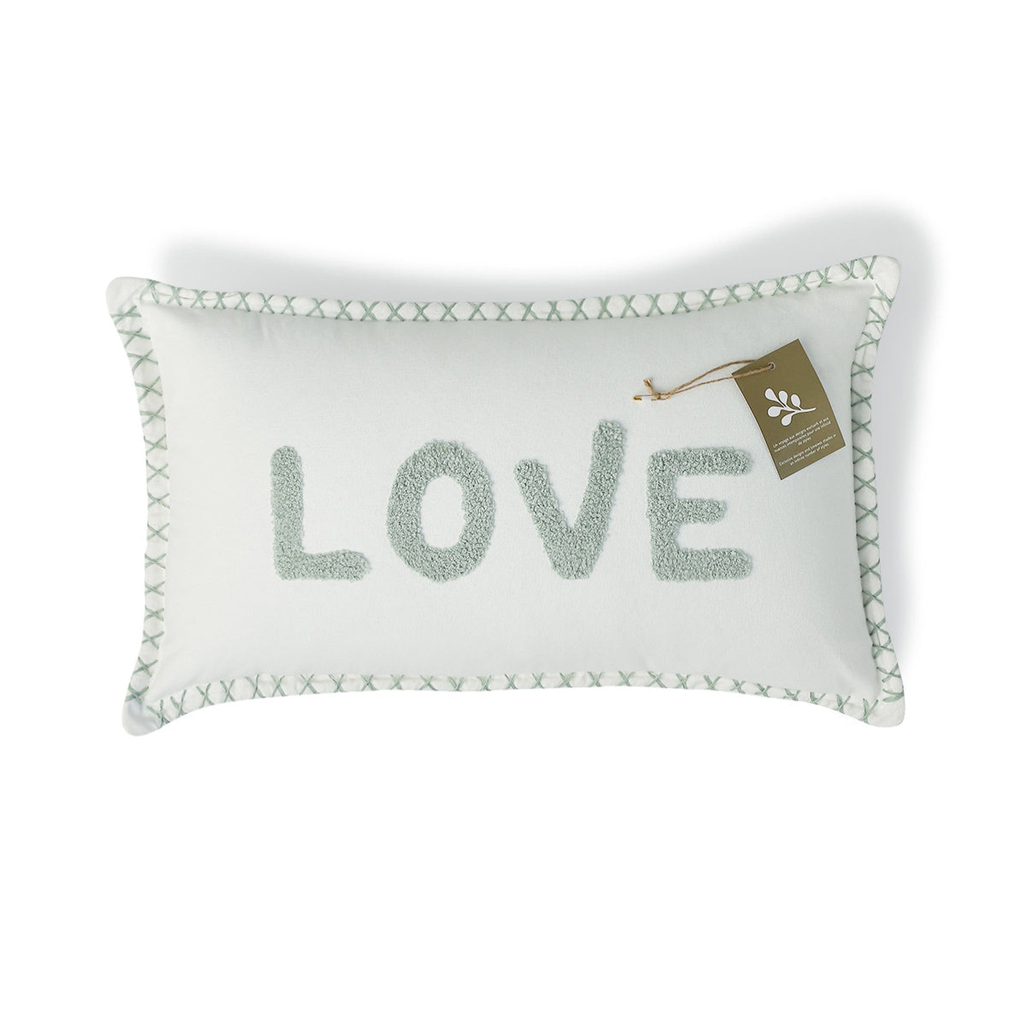 Funda de Cojín - Lona de Algodón - Azul Glaciar - Xlove