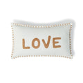 Housse De Coussin Toile De Coton 50X30 Xlove Terre De Sienne