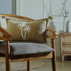 Oasis Velours - Coussin - Velours De Coton - Sable