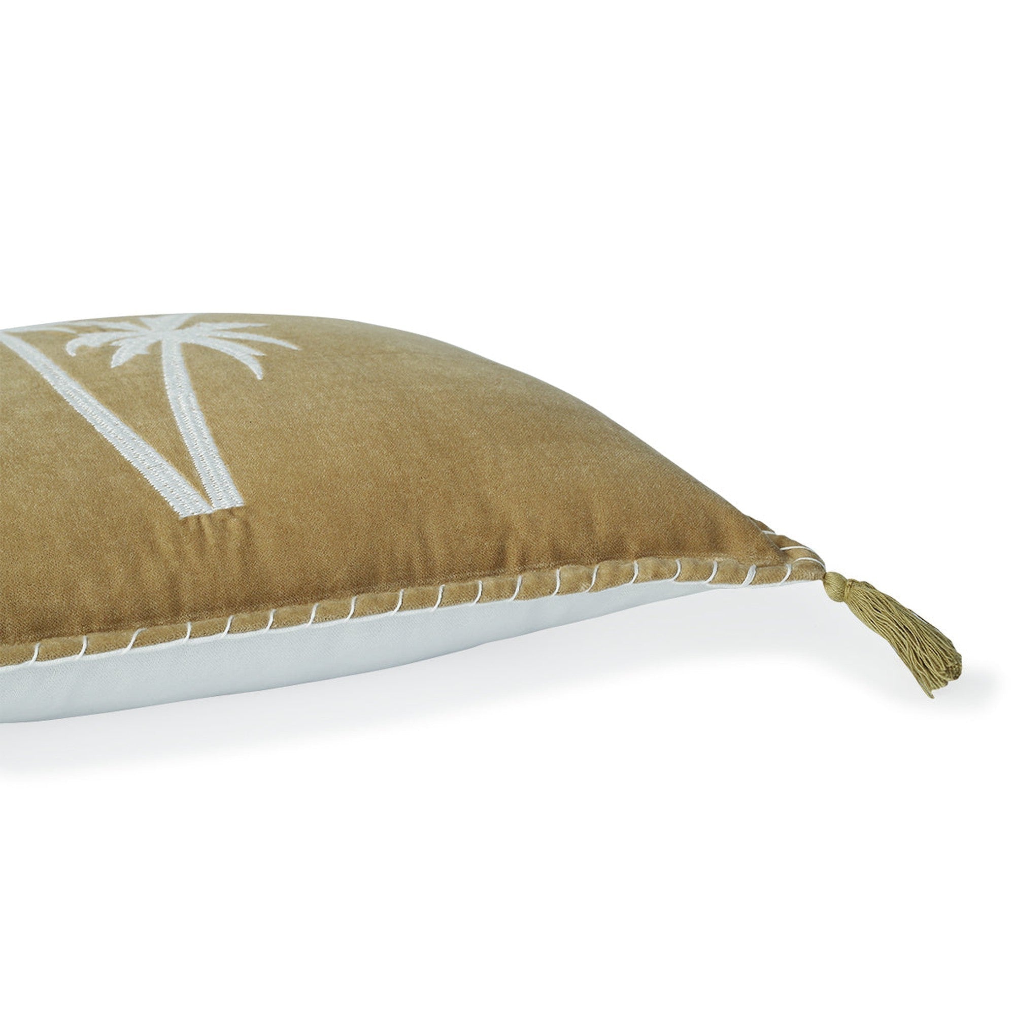 Oasis Velours - Coussin - Velours De Coton - Sable
