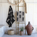 Ananas - Fouta Jacquard - Noir