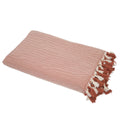 Megeve - Plaid - Coton - Rouge Tomette