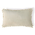 Velvet - Housse De Coussin - Velours De Coton - Craie