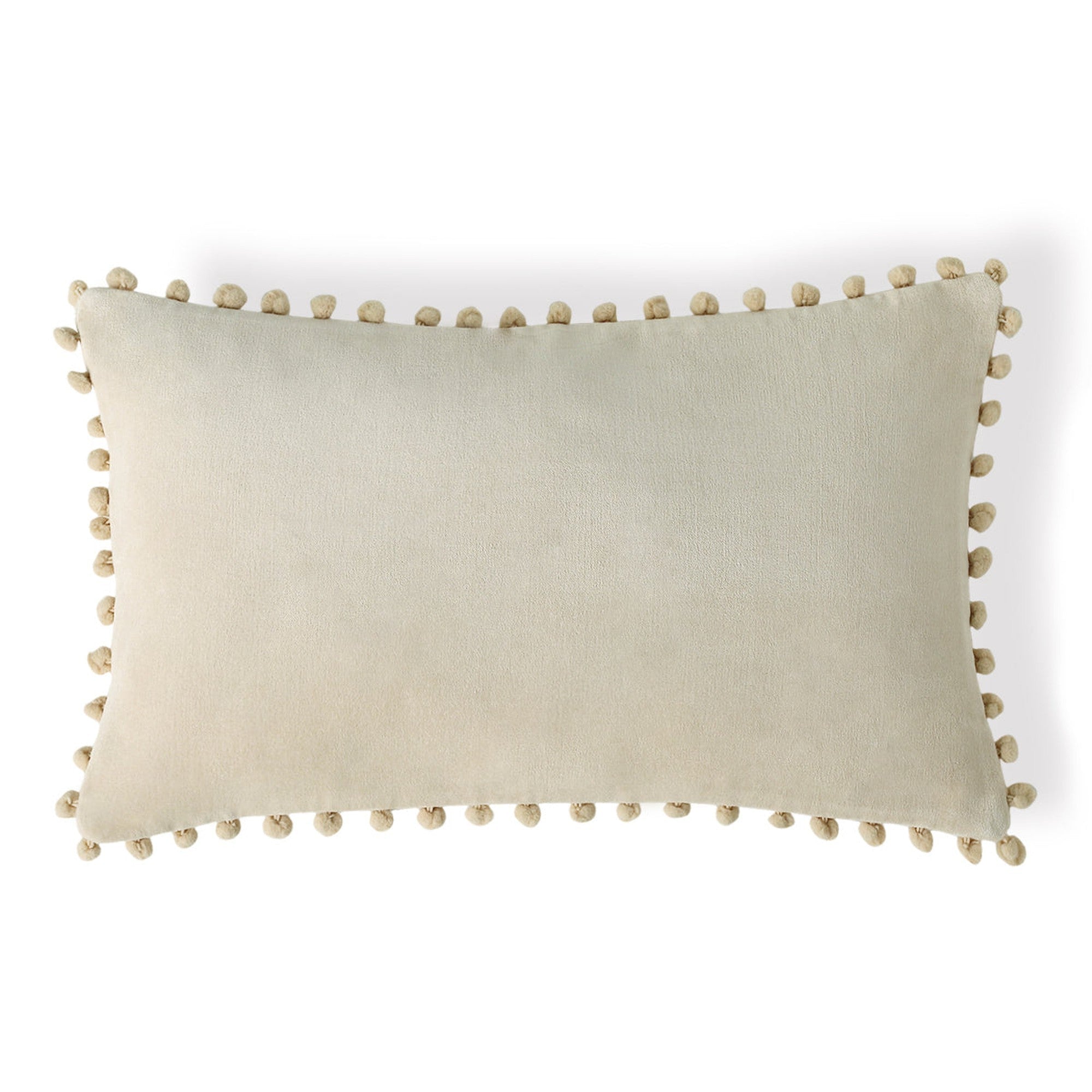 Velvet - Housse De Coussin - Velours De Coton - Craie