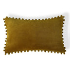 Velvet - Housse De Coussin - Velours De Coton - Jaune Moutarde