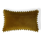 Velvet - Housse De Coussin - Velours De Coton - Jaune Moutarde