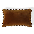 Velvet - Coussin - Velours De Coton - Brun Tabac