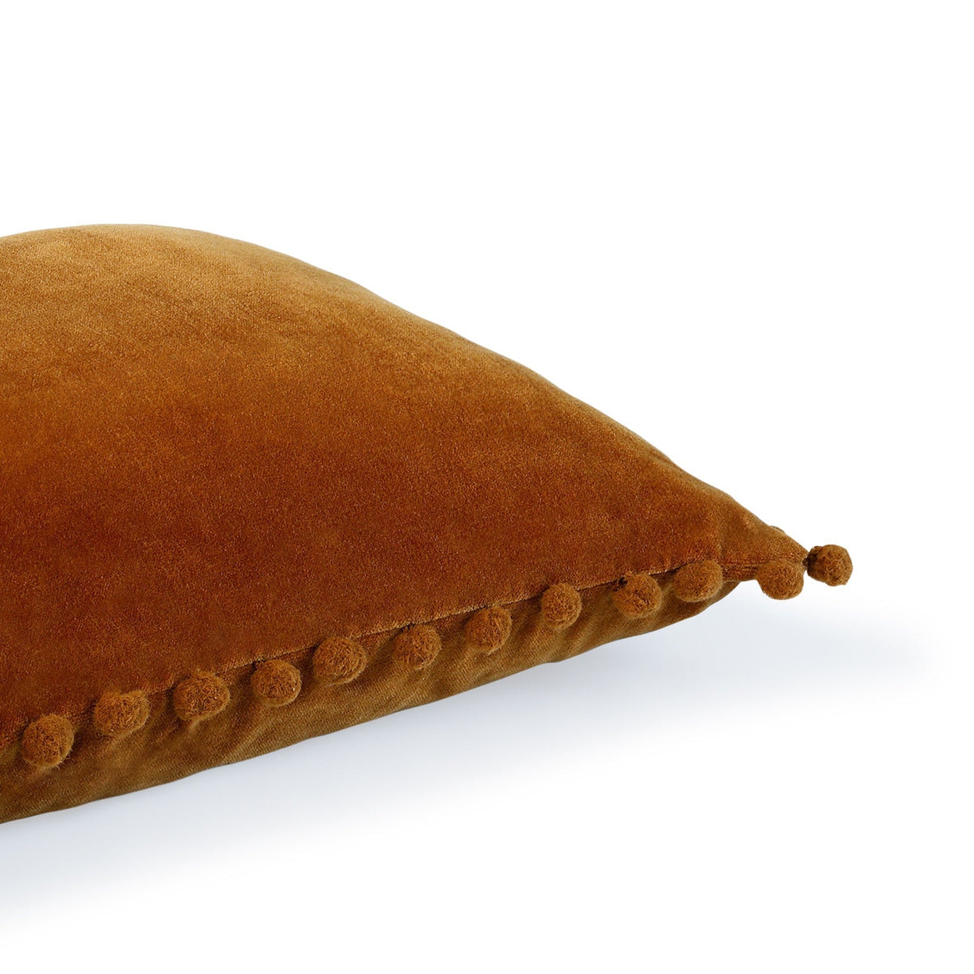 Velvet - Coussin - Velours De Coton - Brun Tabac