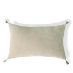 Danube - Coussin - Velours De Coton - Craie