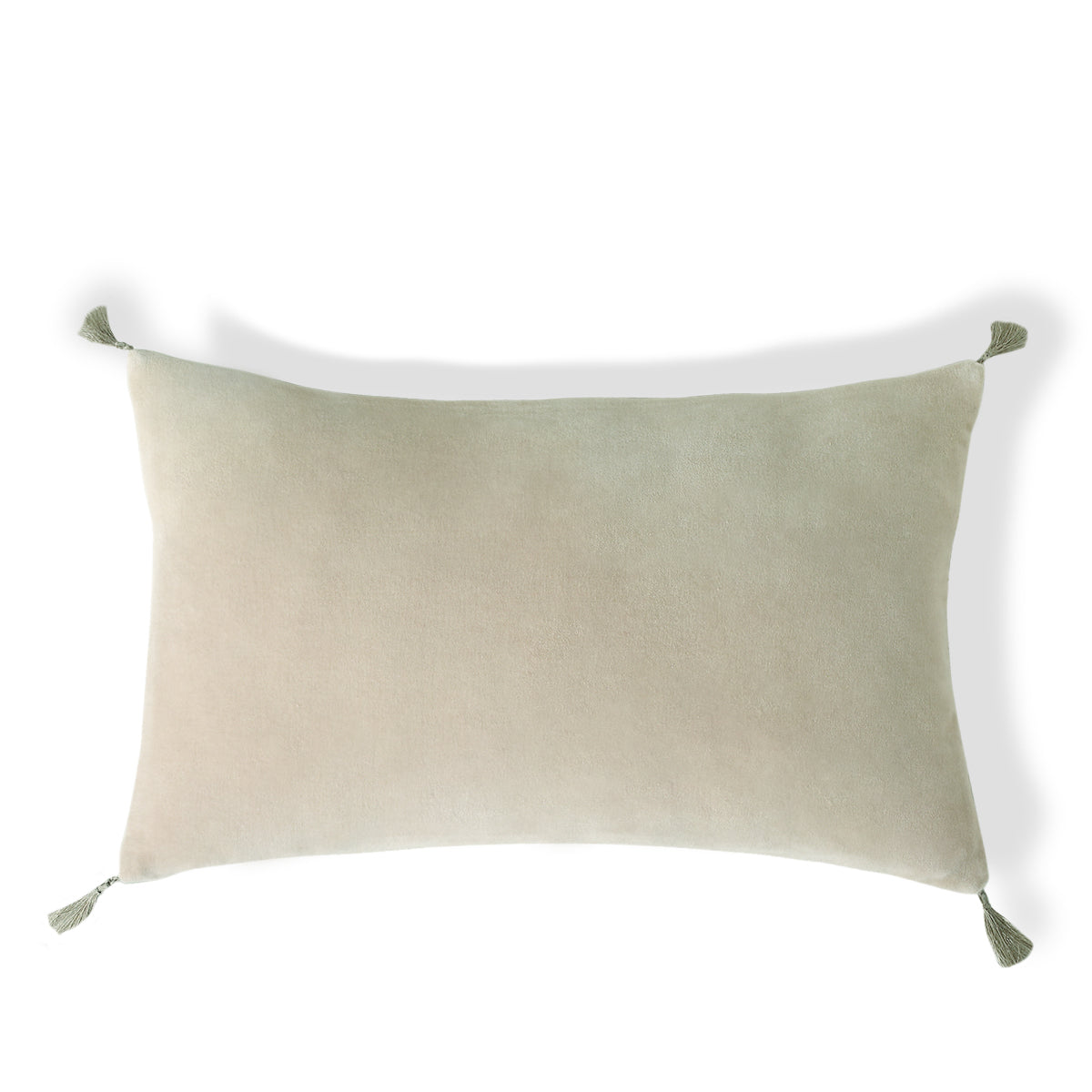 Danube - Coussin - Velours De Coton - Craie