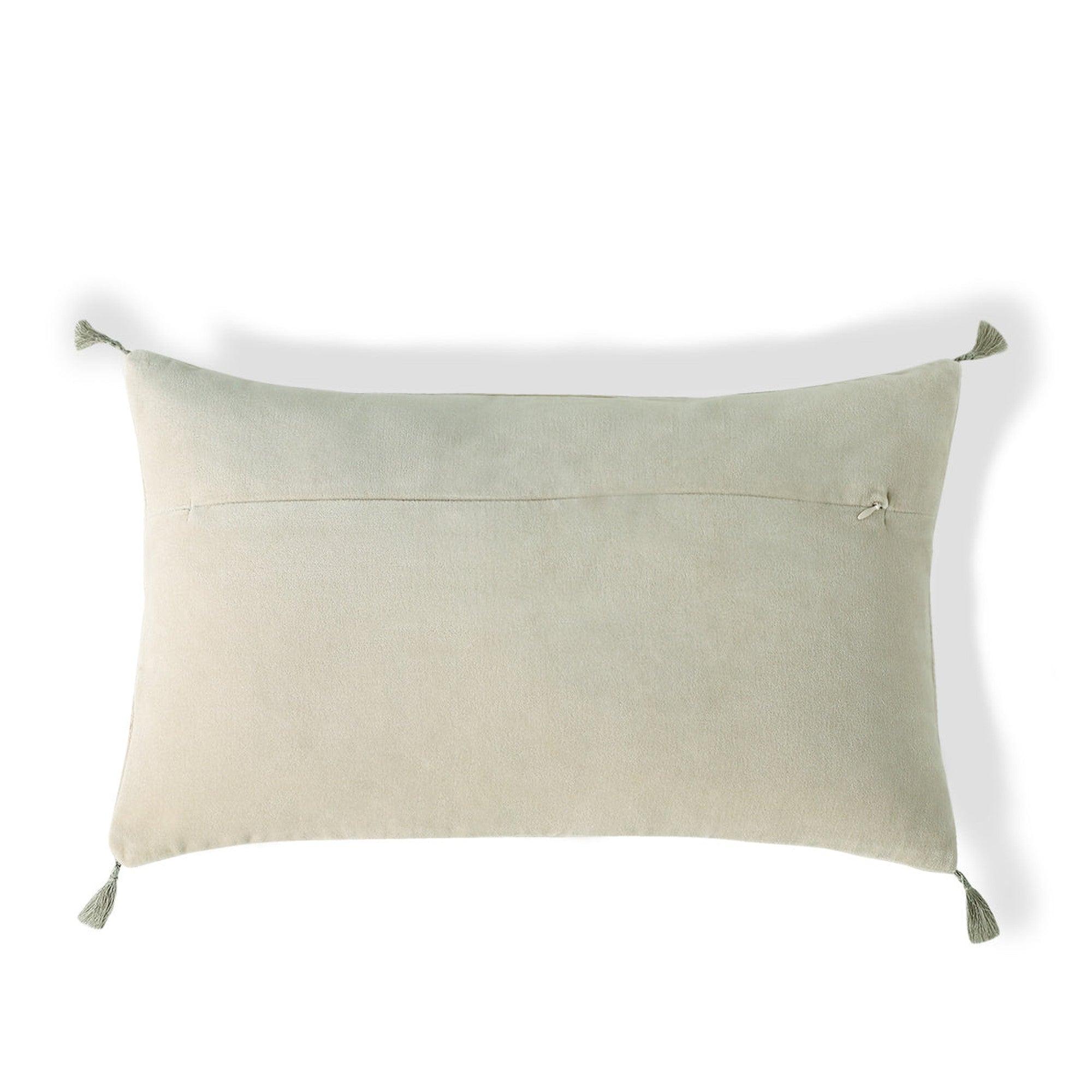 Danube - Coussin - Velours De Coton - Craie
