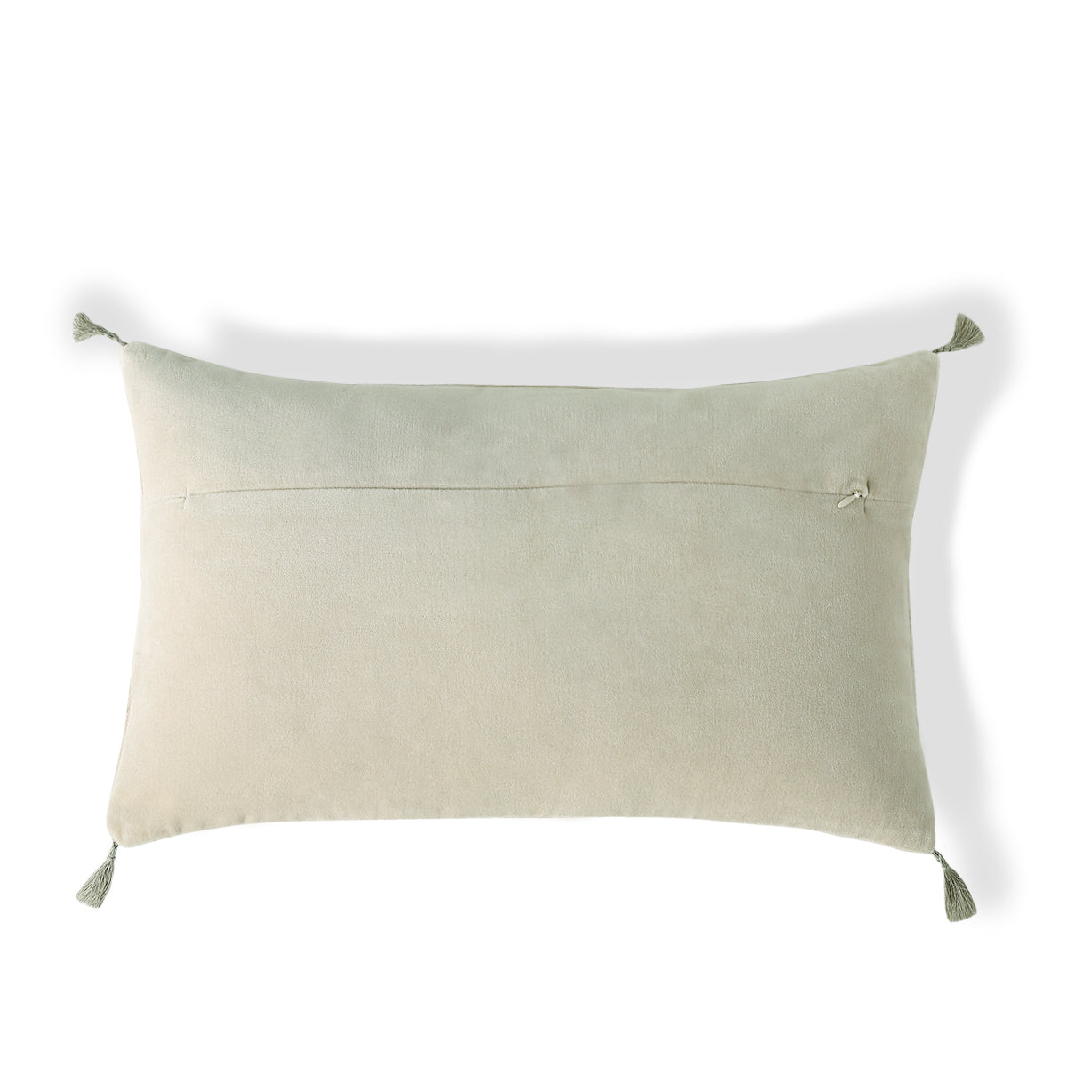 Danube - Coussin - Velours De Coton - Craie