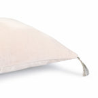 Danube - Coussin - Velours De Coton - Craie