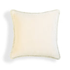Riva - Housse De Coussin - Velours De Coton - Craie